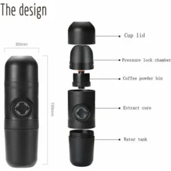 Portable Coffee Maker, 70ml Manual Coffee Maker, Mini Ground Coffee Maker, Portable, Espresso Maker Manual Coffee Maker, For Camping Hiking -Kitchen Appliances Store 92347158 4