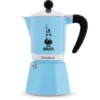 Bialetti Rainbow 6 Cup Coffee Maker Light Blue