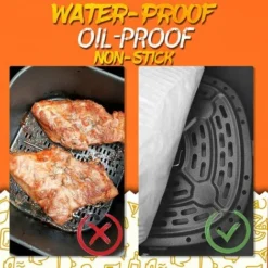 Air Fryer Liners, 100 Pcs Disposable Air Fryer Paper Liner Air Fryer Accessories Air Fryer Paper -Kitchen Appliances Store 92865077 5