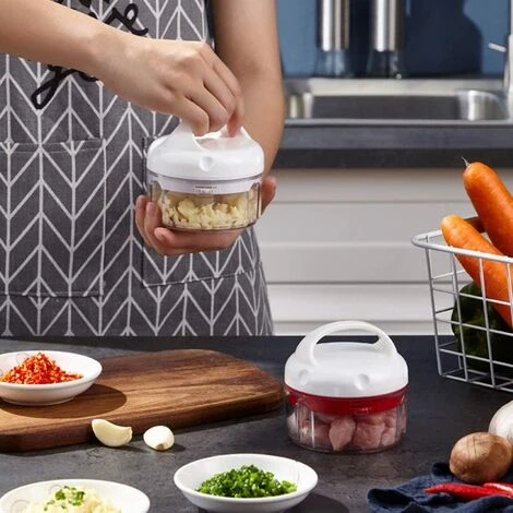 Mini Manual Garlic Chopper Mini Crusher Portable Vegetable Chopper Chopper Chopper Meat Cutting Machine For Garlic Ginger Onion Food 2 Mini Manual Garlic Chopper Mini Crusher Portable Vegetable Chopper Chopper Chopper Meat Cutting Machine For Garlic Ginger Onion Food - Image 2