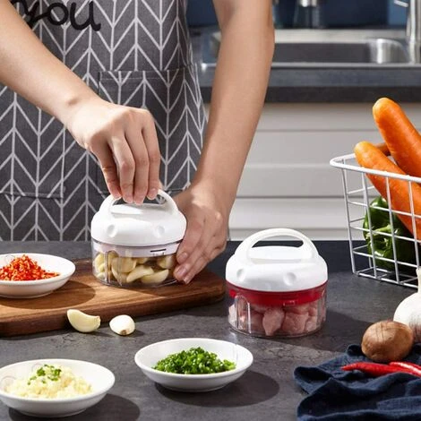 Mini Manual Garlic Chopper Mini Crusher Portable Vegetable Chopper Chopper Chopper Meat Cutting Machine For Garlic Ginger Onion Food 3 Mini Manual Garlic Chopper Mini Crusher Portable Vegetable Chopper Chopper Chopper Meat Cutting Machine For Garlic Ginger Onion Food - Image 3