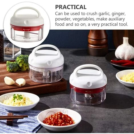 Mini Manual Garlic Chopper Mini Crusher Portable Vegetable Chopper Chopper Chopper Meat Cutting Machine For Garlic Ginger Onion Food 4 Mini Manual Garlic Chopper Mini Crusher Portable Vegetable Chopper Chopper Chopper Meat Cutting Machine For Garlic Ginger Onion Food - Image 4
