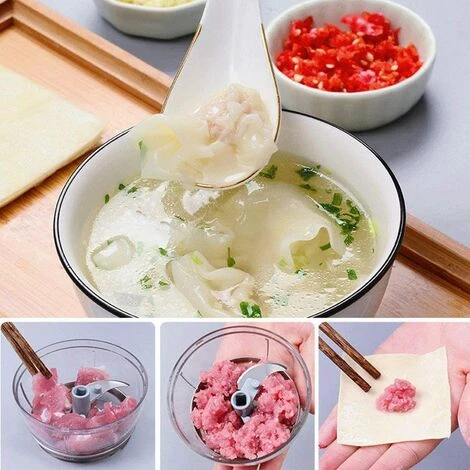 Mini Manual Garlic Chopper, Heavy Duty Chopper/Cutter, Blender For Chopping Fruits, Vegetables, Herbs, Onions For Salsa, Salad, Pesto, Cabbage, Mash, Quick And Powerful Manual Chopper 3 Mini Manual Garlic Chopper, Heavy Duty Chopper/Cutter, Blender For Chopping Fruits, Vegetables, Herbs, Onions For Salsa, Salad, Pesto, Cabbage, Mash, Quick And Powerful Manual Chopper - Image 3