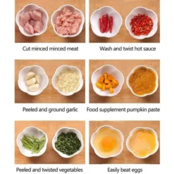 Manual Mini Chopper For Garlic And Vegetables 7 Manual Mini Chopper For Garlic And Vegetables -Kitchen Appliances Store 92866386 3