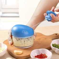 Manual Mini Chopper For Garlic And Vegetables 9 Manual Mini Chopper For Garlic And Vegetables -Kitchen Appliances Store 92866386 5