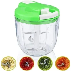 Mini Manual Vegetable Chopper With Grinder And Professional Mixer With Compact And Professional Cutting Blade Of Kitchen Without Noise