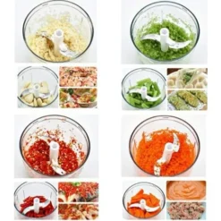 Mini Manual Vegetable Chopper With Grinder And Professional Mixer With Compact And Professional Cutting Blade Of Kitchen Without Noise -Kitchen Appliances Store 92866389 4