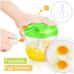 Mini Manual Vegetable Chopper With Grinder And Professional Mixer With Compact And Professional Cutting Blade Of Kitchen Without Noise -Kitchen Appliances Store 92866389 5