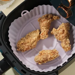 Air Fryer Silicone Pot - Air Fryer Oven Accessories - Replacement For Flammable Parchment Paper - No Need To Clean The Air Fryer -Kitchen Appliances Store 92866722 3