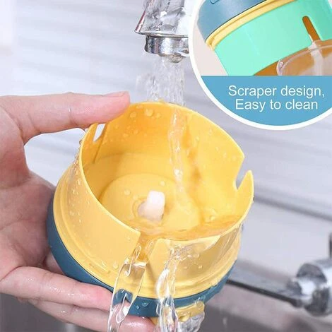 Pieces Manual Chopper, Kitchen Chopper, Vegetable Chopper, Garlic Chopper, Mini Chopper, Fruit Vegetable Chopper, Onion Chopper, For Vegetable, Fruit, Onion, Garlic (Yellow Blue) 4 Pieces Manual Chopper, Kitchen Chopper, Vegetable Chopper, Garlic Chopper, Mini Chopper, Fruit Vegetable Chopper, Onion Chopper, For Vegetable, Fruit, Onion, Garlic (Yellow Blue) - Image 4