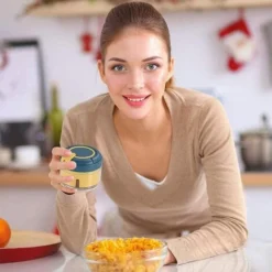 Pieces Manual Chopper, Kitchen Chopper, Vegetable Chopper, Garlic Chopper, Mini Chopper, Fruit Vegetable Chopper, Onion Chopper, For Vegetable, Fruit, Onion, Garlic (Yellow Blue) 9 Pieces Manual Chopper, Kitchen Chopper, Vegetable Chopper, Garlic Chopper, Mini Chopper, Fruit Vegetable Chopper, Onion Chopper, For Vegetable, Fruit, Onion, Garlic (Yellow Blue) -Kitchen Appliances Store 92867377 5