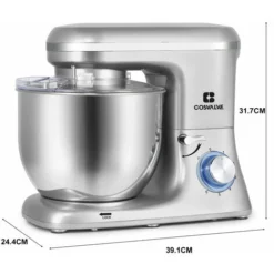 Pro Electric Food Stand Mixer Tilt-Head 6 Speed Stainless Steel Bowl 1400W,7L -Kitchen Appliances Store 93423819 5