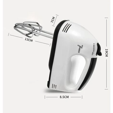 Electric Hand Mixer 7 Speeds Stainless Steel Electric Hand Mixer 2 Electric Hand Mixer 7 Speeds Stainless Steel Electric Hand Mixer - Image 2