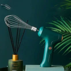 Electric Hand Whisk Wireless Electric Egg Beater Household Charging Hand Egg Beater Small Whisk Stir Egg White Cream Cooking Convenient To Use (color : Green) -Kitchen Appliances Store 93486812 4