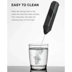 Handheld Milk Frother, Battery Powered Drink Mixer For Matcha Coffee, Portable Electric Whisk Drink Mixer Mini Foam Maker -Kitchen Appliances Store 93496326 4