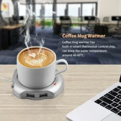 USB Coffee Cup Warmer Desktop Cup Warmer 10cmx9cmx2cm -Kitchen Appliances Store 93535544 3