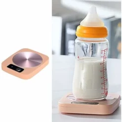 USB Portable Cup Warmer Mini Thermostatic Powder Pink Heating Mat 16cm12cm2.5cm -Kitchen Appliances Store 93535708 4