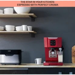 Klarstein BellaVita Coffee Maker 3-in-1 1450 W 20 Bar Milk Frother -Kitchen Appliances Store 93883279 4