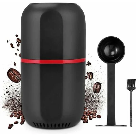 150W Electric Coffee Grinder, Bean Grinder, 120g Capacity, With Cleaning Brush, 2-in-1 Teaspoon And Tamper (Black) 1 150W Electric Coffee Grinder, Bean Grinder, 120g Capacity, With Cleaning Brush, 2-in-1 Teaspoon And Tamper (Black)