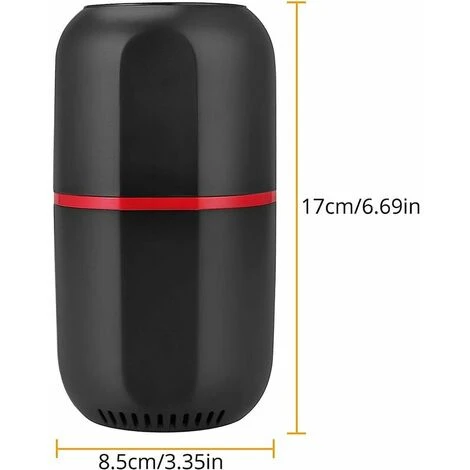 150W Electric Coffee Grinder, Bean Grinder, 120g Capacity, With Cleaning Brush, 2-in-1 Teaspoon And Tamper (Black) 5 150W Electric Coffee Grinder, Bean Grinder, 120g Capacity, With Cleaning Brush, 2-in-1 Teaspoon And Tamper (Black) - Image 5