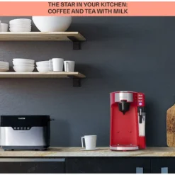 Klarstein Baristomat 2-in-1 Fully Automatic Coffee & Tea Maker Milk Foam 6 Programmes 8 Klarstein Baristomat 2-in-1 Fully Automatic Coffee & Tea Maker Milk Foam 6 Programmes -Kitchen Appliances Store 93944864 4