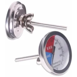 BBQ Thermometer Gauge, 2 Pack Charcoal Grill Smoker Temperature Gauge Pit BBQ Grill Thermometer -Kitchen Appliances Store 94075200 3