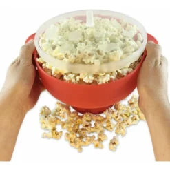 Popcorn Bowl Microwave Popcorn Popcorn Maker Collapsible Silicone Hot Air Popcorn Container With Lid And Handle -Kitchen Appliances Store 94621530 5