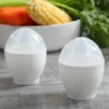 2pcs Microwave Egg Cooker Cup Poacher Egg Boiler Steamer Eggs Without The Tools Egg Shell
