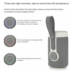Milk Bottle Cover USB Bottle Warmer Bag - Easy To Use Milk Bottle Warmer, Lightweight Portable Baby Bottle Warmer -Kitchen Appliances Store 94629430 5