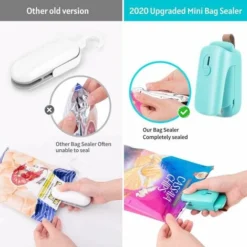 Mini Bag Sealer, 2 In 1 Food Sealer And Cutter, Portable Vacuum Sealer Machines, Quick Sealer For Plastic Bags, Chips, Slices, Snacks, Storage And Fresh, No Need 7 Mini Bag Sealer, 2 In 1 Food Sealer And Cutter, Portable Vacuum Sealer Machines, Quick Sealer For Plastic Bags, Chips, Slices, Snacks, Storage And Fresh, No Need -Kitchen Appliances Store 94629811 3