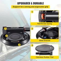 VEVOR Manual Wheatgrass Juicer Wheat Grass Grinder Long Screw Shaft Wheatgrass Juicer 304 Stainless Steel For Juicing Wheatgrass Gingers Apples Grapes For Home Use -Kitchen Appliances Store 94721212 4