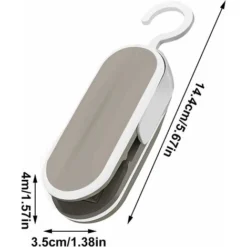 Mini Machine à Sceller Portable 2 En 1 Machine Thermoscellage Petite Scelleuse Sac Pratique Mini Scellant Sac Thermique Avec Un Crochet Pour Les Sacs Chips Stockage Des Aliments Snack Fresh Bag 7 Mini Machine à Sceller Portable 2 En 1 Machine Thermoscellage Petite Scelleuse Sac Pratique Mini Scellant Sac Thermique Avec Un Crochet Pour Les Sacs Chips Stockage Des Aliments Snack Fresh Bag -Kitchen Appliances Store 95075920 3