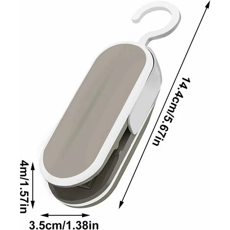 Mini Machine à Sceller Portable 2 En 1 Machine Thermoscellage Petite Scelleuse Sac Pratique Mini Scellant Sac Thermique Avec Un Crochet Pour Les Sacs Chips Stockage Des Aliments Snack Fresh Bag 3 Mini Machine à Sceller Portable 2 En 1 Machine Thermoscellage Petite Scelleuse Sac Pratique Mini Scellant Sac Thermique Avec Un Crochet Pour Les Sacs Chips Stockage Des Aliments Snack Fresh Bag - Image 3
