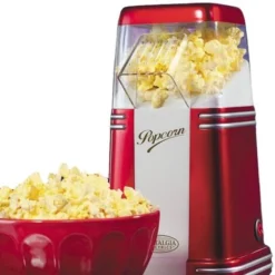 Machine à Popcorn Rétro Popcornmaschine Air Chaud Sans Graisse Sans Huile