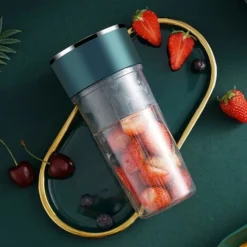 Blender Smoothie Maker, Mini Blender, Bouteille De Mélangeur De Jus Frais De 400 Ml, Tasse De Mélangeur De Fruits Rechargeable Par USB, Mélangeur Portable Pour La Maison, Les Voyages, L'extérieur -Kitchen Appliances Store 95076145 4