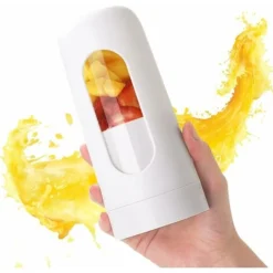 Blender Smoothie Maker, Bouteille De Mixeur De Jus Frais Pour Shakes Et Smoothies, Mini Mixeur De Smoothie à Emporter, Mixeur Mixeur De 10 Oz Avec USB Rechargeable, Mixeur Portable Pour Le Sport, Les