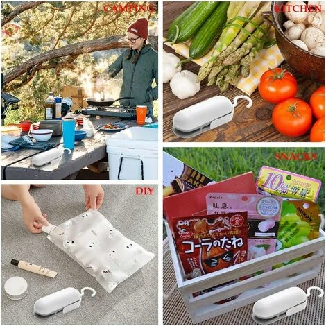 Mini Soudeuse De Sacs - 2 Pcs Machine Mini D'Étanchéité Pour Sceller Sac Mini-Machine à Sceller En Plastique, Stockage De Nourriture, Snack Frais (Batterie Non Incluse) 3 Mini Soudeuse De Sacs - 2 Pcs Machine Mini D'Étanchéité Pour Sceller Sac Mini-Machine à Sceller En Plastique, Stockage De Nourriture, Snack Frais (Batterie Non Incluse) - Image 3