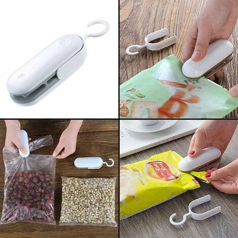 Mini Soudeuse De Sacs - 2 Pcs Machine Mini D'Étanchéité Pour Sceller Sac Mini-Machine à Sceller En Plastique, Stockage De Nourriture, Snack Frais (Batterie Non Incluse) 4 Mini Soudeuse De Sacs - 2 Pcs Machine Mini D'Étanchéité Pour Sceller Sac Mini-Machine à Sceller En Plastique, Stockage De Nourriture, Snack Frais (Batterie Non Incluse) - Image 4