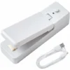 Mini Scelleur, Chargable Scelleur Thermique, Scellant Pour Sacs, Mini Bag Sealer, Portable 2 En 1 Thermoscelleuse Et Coupeuse, Scelleur De Sac Pour Plastique Pour Plastique Pour Viande, Légumes