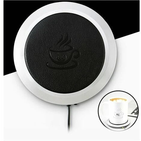 USB Hot Coaster Thermal Insulation Heating Pad Black 2 USB Hot Coaster Thermal Insulation Heating Pad Black - Image 2