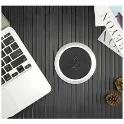 USB Hot Coaster Thermal Insulation Heating Pad Black 7 USB Hot Coaster Thermal Insulation Heating Pad Black -Kitchen Appliances Store 95308883 3