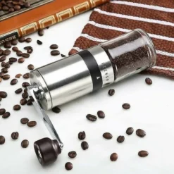 Manual Coffee Grinder, Manual Coffee Grinder With Crank (6 Speeds) 8 Manual Coffee Grinder, Manual Coffee Grinder With Crank (6 Speeds) -Kitchen Appliances Store 95309989 4