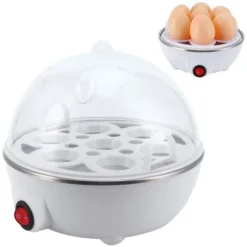 Electric Eggs Boiler Multifunctional Mini Eggs Cooker Steamer Poacher For Kitchen UseEU Plug 220V