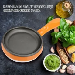Egg Frying Pan, Multifunctional Mini Electric Non-stick Frying Pan Eggs Boiler Steamer Egg Omelet Pancake Fried Steak 220 V With Anti-scald Handle, Low Power/automatic Switch-off -Kitchen Appliances Store 95534219 4