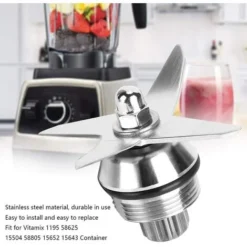 Blender Blade, Stainless Steel Blender Replacement Parts Blender Blade Assembly Fit For Vitamix 1195 58625 15504 58805 15652 15643 Container -Kitchen Appliances Store 95534221 4