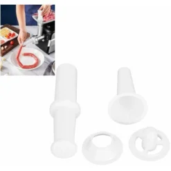 Food Pusher Sausage Filling Nozzle Kubbe Attachment Food Grade Quality Manual Sausage Maker Meat Stuffer Filler Universal -Kitchen Appliances Store 95534222 3
