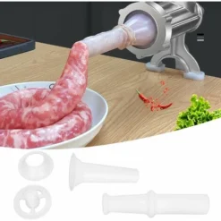 Food Pusher Sausage Filling Nozzle Kubbe Attachment Food Grade Quality Manual Sausage Maker Meat Stuffer Filler Universal -Kitchen Appliances Store 95534222 4