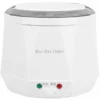 1.6 L Mini Rice Cooker - 12V Electric Food Steamer - Household Multi Cooker Portable Rice Cooking Steaming Pot For Car/Home/Travel - Kitchen Tool Instant Keep Warm (White)