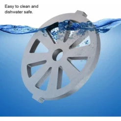 Mincer Cutting Plate Alloy Meat Grinder Crusher Mincer Plate Disc Knife 7mm Hole Household Guaranteed Quality Plate Disc Machinery Kitchen Appliances Parts Silver -Kitchen Appliances Store 95534303 4