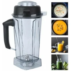 Blender Cup, 64oz Transparent Blender Container Cup Lid Blade Replacement Accessories Kit Fit For Vitamix -Kitchen Appliances Store 95534316 3